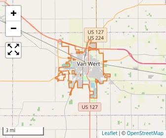 Area schools map